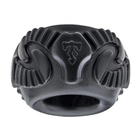 Perfect Fit Ram Ring Black - stylowy pierścień anatomiczny czarny