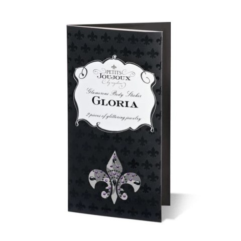 Petits Joujoux Gloria Black & Purple ozdobna biżuteria na piersi Petits Joujoux Gloria Black & Purple ozdobna biżuteria na piersi
