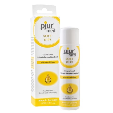 Pjur MED Soft Glide silikonowy środek nawilżający z olejkiem jojoba 100ml Pjur MED Soft Glide silikonowy środek nawilżający z olejkiem jojoba 100ml