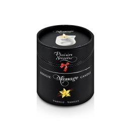Plaisirs Secrets Massage Candle Vanilla 80ml - Świeca do masażu o zapachu wanilii