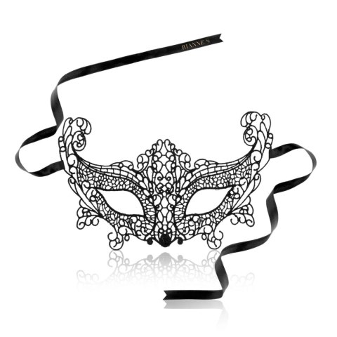 Rianne S Soiree Mask II Brigitte maska wenecka materiałowa czarna Rianne S Soiree Mask II Brigitte maska wenecka materiałowa czarna