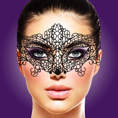 Rianne S Soiree Mask II Brigitte maska wenecka materiałowa czarna Rianne S Soiree Mask II Brigitte maska wenecka materiałowa czarna