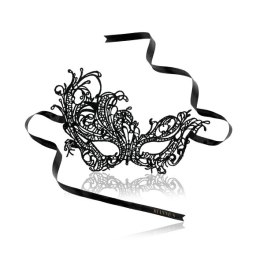 Rianne S Soiree Mask IV Violaine elegancka maska wenecka czarna