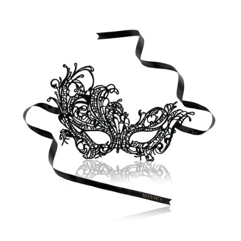 Rianne S Soiree Mask IV Violaine elegancka maska wenecka czarna