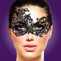 Rianne S Soiree Mask IV Violaine elegancka maska wenecka czarna