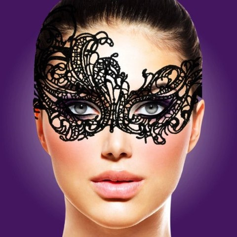 Rianne S Soiree Mask IV Violaine elegancka maska wenecka czarna Rianne S Soiree Mask IV Violaine elegancka maska wenecka czarna