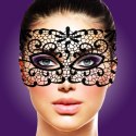 Rianne S Soiree Mask Jane - maska wenecka damska, czarna, elegancka
