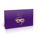 Rianne S Soiree Mask V Zouzou maska wenecka aksamitna czarna