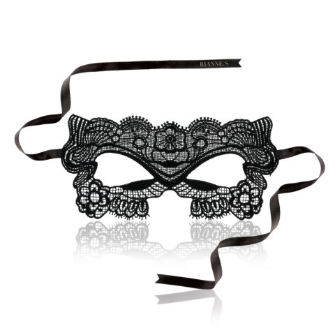 Rianne S Soiree Mask V Zouzou maska wenecka aksamitna czarna Rianne S Soiree Mask V Zouzou maska wenecka aksamitna czarna
