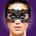 Rianne S Soiree Mask V Zouzou maska wenecka aksamitna czarna