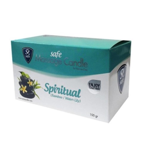 Safe Massage Candle Bamboo & Waterlily świeca do masażu 100g Safe Massage Candle Bamboo & Waterlily świeca do masażu 100g