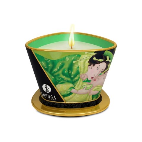 Shunga Candle Green Tea 170 ml - świeca do masażu z naturalnych olejkow Shunga Candle Green Tea 170 ml - świeca do masażu z naturalnych olejkow