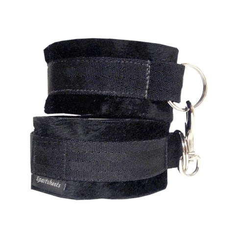 Sportsheets Soft Cuffs Black - miękkie kajdanki z wyściołką, czarne Sportsheets Soft Cuffs Black - miękkie kajdanki z wyściołką, czarne