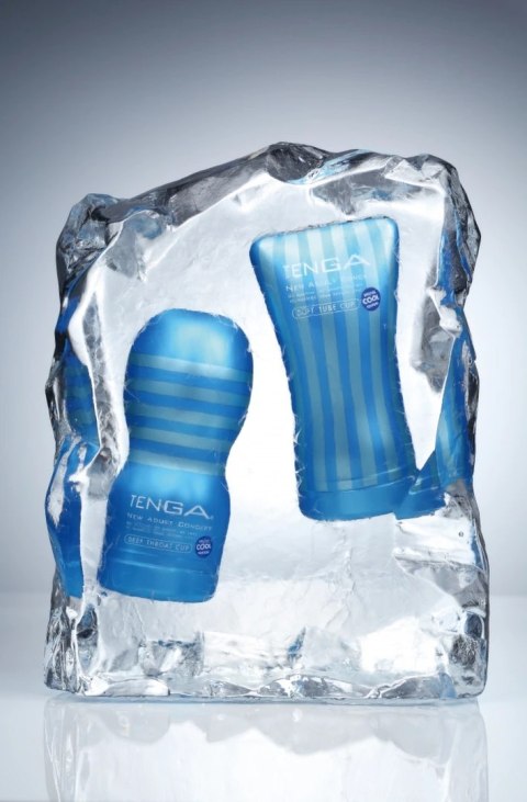 Tenga Soft Tube Cup Cool Edition - maszyna intymna z efektem chłodzenia Tenga Soft Tube Cup Cool Edition - maszyna intymna z efektem chłodzenia