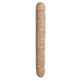 Doc Johnson Double Header dwustronny model anatomiczny 30 cm cielisty