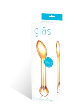 Glas Honey Dripper szklany model anatomiczny do masażu punktu P 17 cm