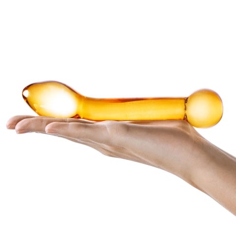 Glas Honey Dripper szklany model anatomiczny do masażu punktu P 17 cm Glas Honey Dripper szklany model anatomiczny do masażu punktu P 17 cm