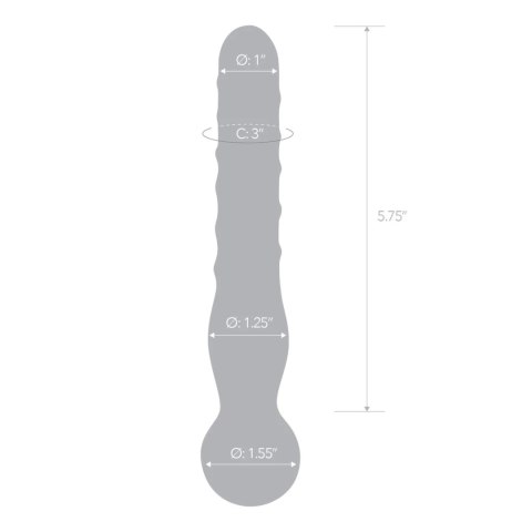 Glas Joystick - szklany model intymny borokrzemowy 19,5 cm Glas Joystick - szklany model intymny borokrzemowy 19,5 cm