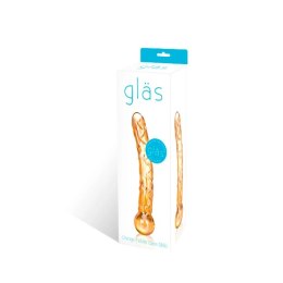 Glas Orange Tickler - szklana forma intymna z wypustkami 19,5 cm