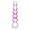Glas Quintessence - szklane koraliki analne z uchwytem, 19 cm