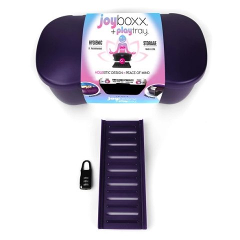 Joyboxx Hygienic Storage System Purple - Pudełko na akcesoria z Playtray Joyboxx Hygienic Storage System Purple - Pudełko na akcesoria z Playtray