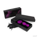 LELO Hula Beads Deep Rose - obrotowo-wibrujące kulki z pilotem