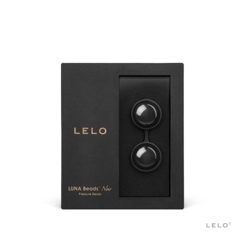 LELO Luna Beads Noir kulki ćwiczące mięśnie dna miednicy 2x37g czarne LELO Luna Beads Noir kulki ćwiczące mięśnie dna miednicy 2x37g czarne