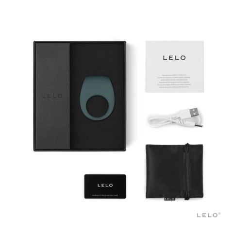 LELO Tor 2 Dark Green - wodoodporny pierścień silikonowy, 6 trybow LELO Tor 2 Dark Green - wodoodporny pierścień silikonowy, 6 trybow