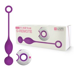 LoversPremium O-Remote Control Egg Purple Julia - silikonowy model z pilotem
