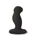 Nexus G-Play+ Medium Black - wibrująca zatyczka analna, silikon, USB
