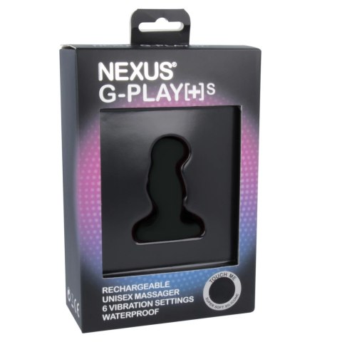 Nexus G-Play+ Small Black - kompaktowa wibrująca sonda silikonowa Nexus G-Play+ Small Black - kompaktowa wibrująca sonda silikonowa
