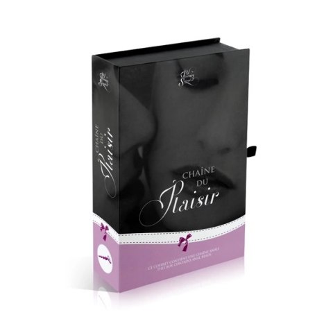 Plaisirs Secrets Anal Chain Purple silikonowy łańcuszek kulkowy fioletowy 26 cm Plaisirs Secrets Anal Chain Purple silikonowy łańcuszek kulkowy fioletowy 26 cm
