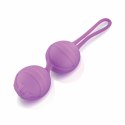 Plaisirs Secrets Geisha Balls Plum kulki treningowe fioletowe 3,8x13cm