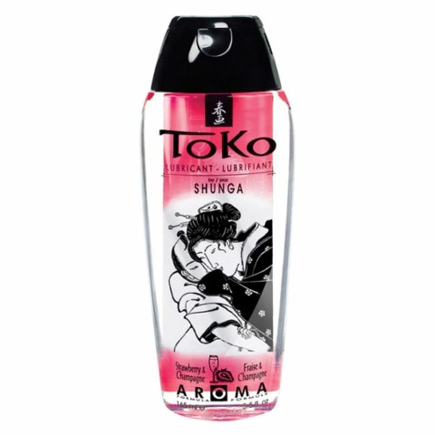 Shunga Toko Aroma Strawberry & Champagne żel nawilżający 165 ml Shunga Toko Aroma Strawberry & Champagne żel nawilżający 165 ml
