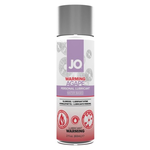 System JO For Her Agape Warming 60ml - żel rozgrzewający dla wrażliwej skory
