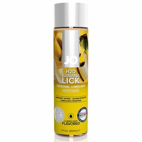 System JO H2O Banana Lick żel nawilżający wodny 120 ml aromat bananowy