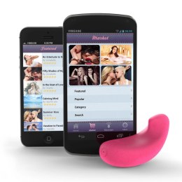 Vibease Android Version - Stymulator sterowany aplikacją, rożowy