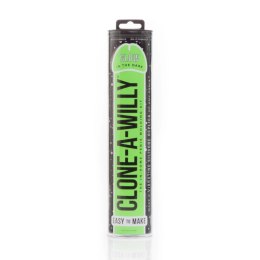 Clone A Willy Kit Glow-in-the-Dark Green - Zestaw do odlewu świecący zielony