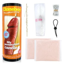 Cloneboy Candle Red - Zestaw do tworzenia świecy, czerwony, komplet