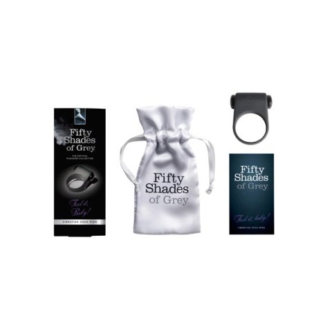 Fifty Shades of Grey Feel It Baby silikonowy pierścień wibrujący Fifty Shades of Grey Feel It Baby silikonowy pierścień wibrujący