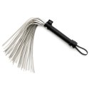 Fifty Shades of Grey Please Sir satynowy pejcz skora 38,1 cm czarno-srebrny