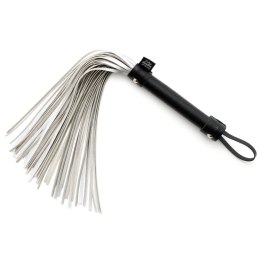 Fifty Shades of Grey Please Sir satynowy pejcz skora 38,1 cm czarno-srebrny