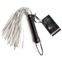 Fifty Shades of Grey Please Sir satynowy pejcz skora 38,1 cm czarno-srebrny