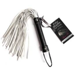 Fifty Shades of Grey Please Sir satynowy pejcz skora 38,1 cm czarno-srebrny