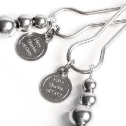 Fifty Shades of Grey The Pinch - zaciski regulowane z metalowym wykończeniem 8,3 cm