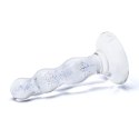 Glas Triple Play - szklane koraliki z kolorowymi drobinkami 10 cm