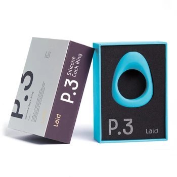 Laid P.3 Ring 38 mm Blue - silikonowy pierścień anatomiczny niebieski Laid P.3 Ring 38 mm Blue - silikonowy pierścień anatomiczny niebieski