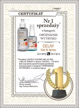 Lovely Lovers Delay Gel 150ml - żel intymny z guaraną i kofeiną