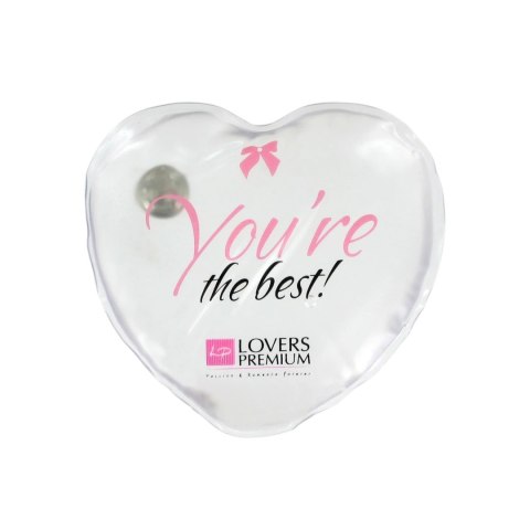 LoversPremium Hot Massage Heart XL podgrzewacz serce 12x12 cm biały LoversPremium Hot Massage Heart XL podgrzewacz serce 12x12 cm biały