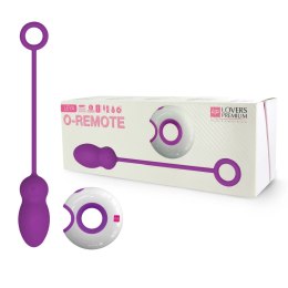 LoversPremium Leya Purple - Bezprzewodowy system wibracyjny, silikonowy, 19.4 cm